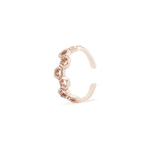 Load image into Gallery viewer, Honeycomb Ear Cuff - 14k Rose Gold