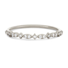 Load image into Gallery viewer, New Lausanne Ring - 14k Rose Gold, White Diamond