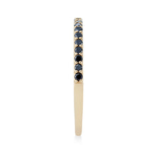 Load image into Gallery viewer, Black Diamond Vibrant Band - 14k Yellow Gold, Precious Gems