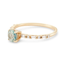 Load image into Gallery viewer, Eclipse One Of A Kind - 14k Yellow Gold, Bi-Colour Sapphire Ring
