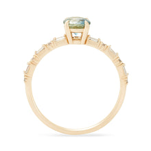 Load image into Gallery viewer, Eclipse One Of A Kind - 14k Yellow Gold, Bi-Colour Sapphire Ring