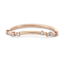 Load image into Gallery viewer, Alate Ring - 14k Yellow Gold, White Diamond