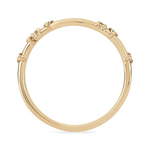 Load image into Gallery viewer, Rose Gold Alate Ring - 14k Rose Gold, White Diamond