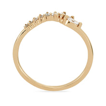 Load image into Gallery viewer, Incandescent Band - 14k Yellow Gold, White Diamond