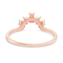 Load image into Gallery viewer, Rose Gold Ablaze Band - 14k Rose Gold, White Diamond