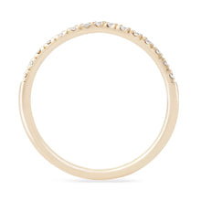 Load image into Gallery viewer, 14k Peak Eternity Band - 14 Yellow Gold, White Diamond