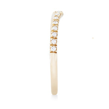 Load image into Gallery viewer, 14k Peak Eternity Band - 14 Yellow Gold, White Diamond