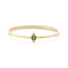 Load image into Gallery viewer, Kite Ring - 14k Rose Gold Lavender Sapphire