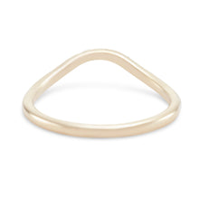 Load image into Gallery viewer, Wave Eternity Ring - 14k Yellow Gold, White Diamond