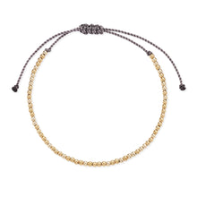 Load image into Gallery viewer, coco gold bead bracelet - 14k Yellow Gold, Nylon