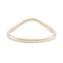 Load image into Gallery viewer, Plain Wave Band - 14k Yellow Gold