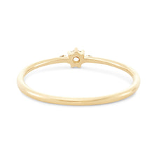 Load image into Gallery viewer, Nova Ring - 14k Rose Gold, White Diamond