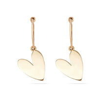 Load image into Gallery viewer, Everyday Larger Lovely Sway Hoop - 14k Rose Gold