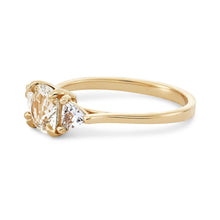 Load image into Gallery viewer, Freyja Ring - 14k Gold, White Sapphire