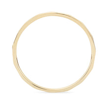 Load image into Gallery viewer, Faceted Felicity Stacking Ring - 14k Yellow Gold
