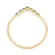 Load image into Gallery viewer, Treetop Forest Ring - 14k Yellow Gold, Emerald