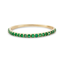 Load image into Gallery viewer, Blue Sapphire Vibrant Band - 14k Yellow Gold, Precious Gems