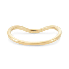 Load image into Gallery viewer, Plain Wave Band - 14k Rose Gold