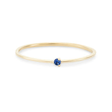 Load image into Gallery viewer, Serendipity blue sapphire Ring - 14k Yellow Gold, Precious Gems