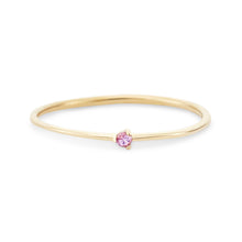 Load image into Gallery viewer, Serendipity Lavender Sapphire Ring - 14k Yellow Gold, Precious Gems