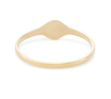 Load image into Gallery viewer, La Petite Amie Signet Ring - 10k Rose Gold, Engravable