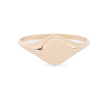 Load image into Gallery viewer, Rose Gold Loyalty Signet Ring - 10k Rose Gold, Engravable