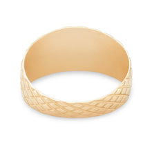 Load image into Gallery viewer, Snakeskin Revival Band - 14K Yellow Gold