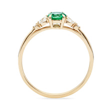 Load image into Gallery viewer, Endless Evergreen Ring - 14k Yellow Gold, Emerald