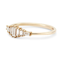 Load image into Gallery viewer, Daybreak Band - 14k Yellow Gold, White Diamond