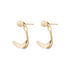 Load image into Gallery viewer, Little Crescent Moon Ear Jacket - 10k Rose Gold