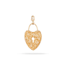 Load image into Gallery viewer, Fierce Love Charm - 14k Yellow Gold