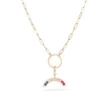 Load image into Gallery viewer, Rainbow Charm + Inseparable Essence Necklace Duo