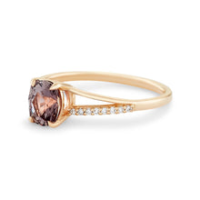 Load image into Gallery viewer, Crystal Falls One of a Kind - 14k Yellow Gold, Purple Sapphire Ring