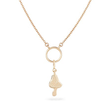 Load image into Gallery viewer, Mushroom Charm - 14k Yellow Gold