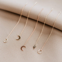 Load image into Gallery viewer, Everyday Little Lightning Bolt Threader Earring - 14k Yellow Gold