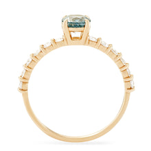 Load image into Gallery viewer, Blue Moon One Of A Kind - 14k Yellow Gold, Ice Blue Sapphire Ring