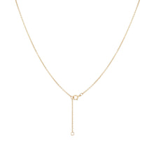 Load image into Gallery viewer, Clasp Crescent Sway Moon Necklace - 14k Yellow Gold