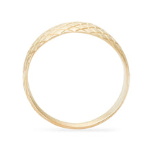 Load image into Gallery viewer, Snakeskin Revival Band - 14K Yellow Gold