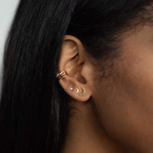 Load image into Gallery viewer, Everyday Little Crescent Moon Earring - 14k Rose Gold