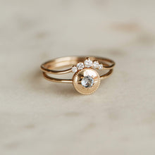 Load image into Gallery viewer, Tie Dye Insight Ring - 14k Yellow Gold, Blue Sapphire