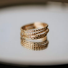 Load image into Gallery viewer, Revival Stacking Ring - 14k Yellow Gold
