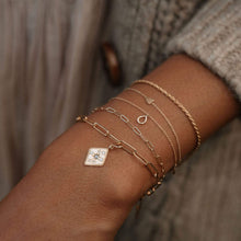 Load image into Gallery viewer, Written in the Stars Charm - 14k Yellow Gold