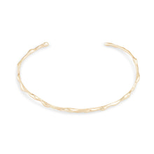 Load image into Gallery viewer, Embrace Branch Bracelet Cuff - 14k Yellow Gold, White Diamond