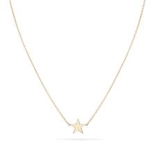 Load image into Gallery viewer, Everday Little Stella Star Necklace - 14k Yellow Gold