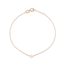 Load image into Gallery viewer, Everyday Little Lovely Heart Bracelet - 14k Yellow Gold