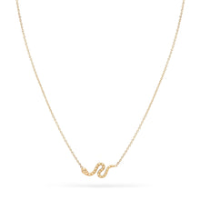 Load image into Gallery viewer, Revival Snake Necklace - 14k Rose Gold