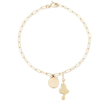 Load image into Gallery viewer, Mushroom Charm + Imprint Bracelet Duo