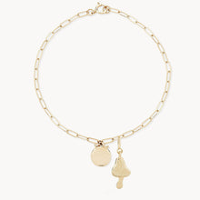 Load image into Gallery viewer, Mushroom Charm + Imprint Bracelet Duo