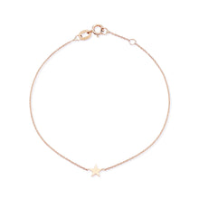 Load image into Gallery viewer, Everyday Little Stella Star Bracelet - 14k Yellow Gold