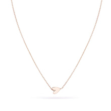 Load image into Gallery viewer, Everyday Little Lovely Heart Necklace - 14k Rose Gold